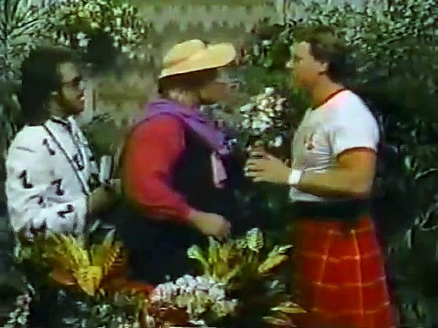⁣Adrian Adonis Flower Shop with Roddy Piper 08-16-1986