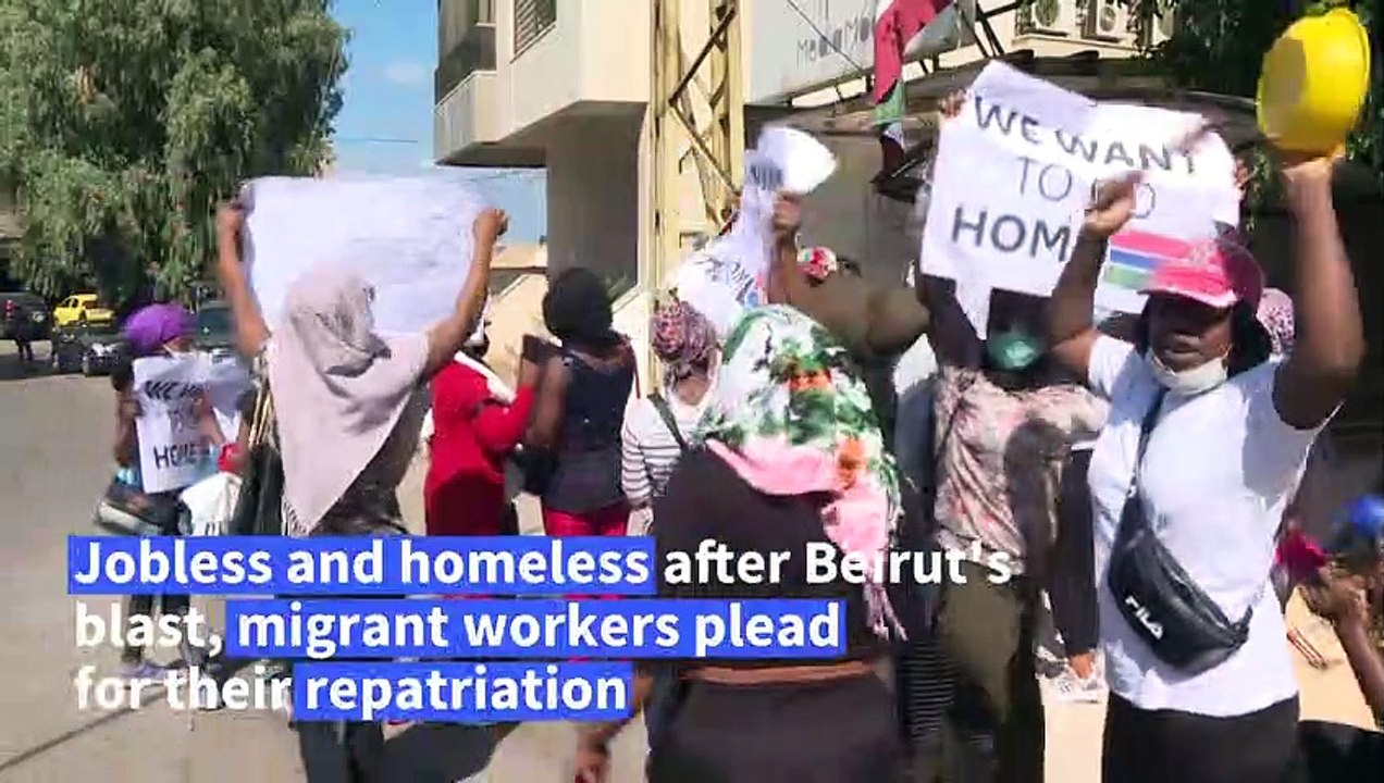 After Beirut blast, foreign workers beg to go home