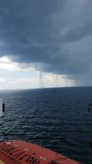 Five Waterspouts in the Gulf of Mexico