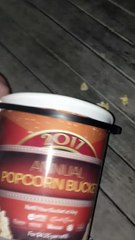 Raccoon Tries Popcorn for the First Time