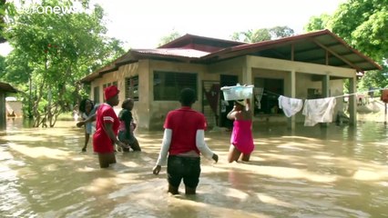 شاهد: عاصفة استوائية تحدث أضرار كبيرة في هايتي وتتوجه نحو كوبا