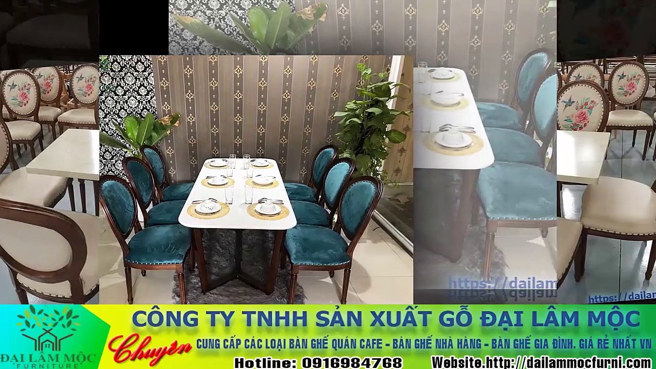 Những bộ bàn ghế ăn gia đình, nhà hàng giá rẻ