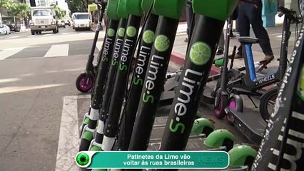 Patinetes da Lime vão voltar às ruas brasileiras