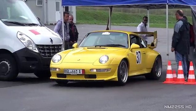 $1.5 million Porsche 993 GT2 ClubSport Air-Cooled Flat-Six Turbo PURE Exhaust Notes!