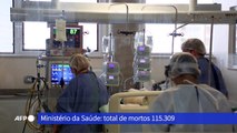 Mais de 115 mil mortos no Brasil