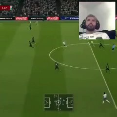 Aguero's Reaction To Missing A Chance With Himself On FIFA