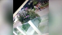 Câmera mostra Corsa sendo furtado em residência no Bairro Cataratas
