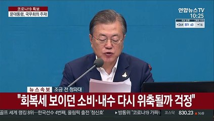 [현장연결] 문대통령, 국무회의 주재…"방역·경제 함께 잡아야"