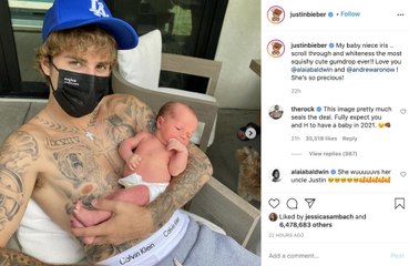 Dwayne Johnson is convinced Justin Bieber will be a dad by 2021