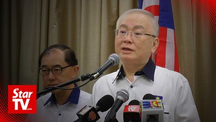MCA forms shadow cabinet for “check and balance,” says Dr Wee