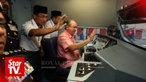 Johor Sultan receives locomotive driver competence certificate