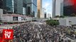 Protesters in Hong Kong press for extradition bill to be axed