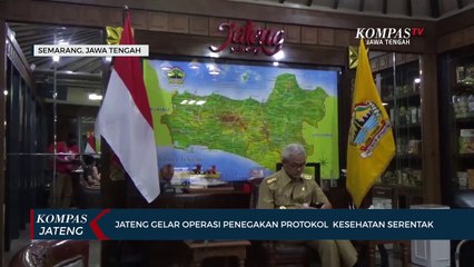 Jawa Tengah Gelar Operasi Penegakan Protokol Kesehatan Serentak