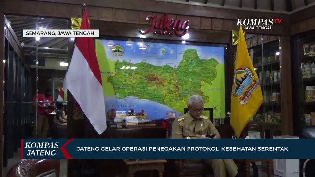 Jawa Tengah Gelar Operasi Penegakan Protokol Kesehatan Serentak