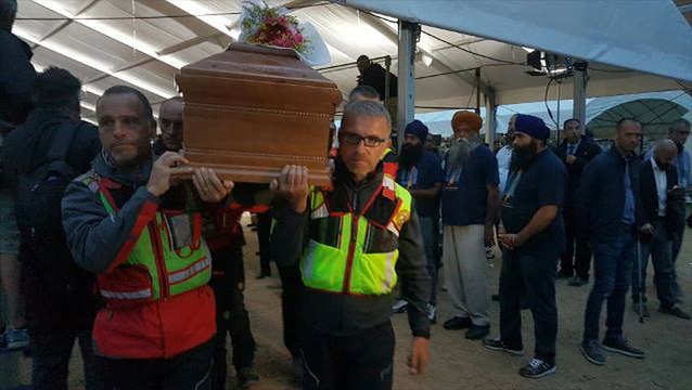 Mass funeral for earthquake victims in Amatrice, Italy