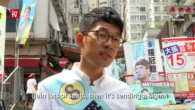 Hong Kong counts votes after first post-protest poll