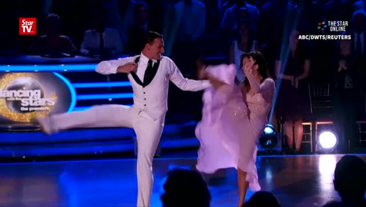 Protesters disrupt Ryan Lochte's "Dancing With the Stars" debut
