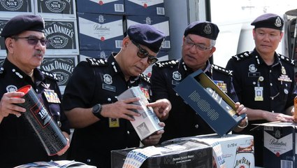Cops smash Bandar Kinrara smuggling network, seize RM1.6m worth of hard liquor