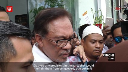 Anwar: Let party leaders shout