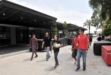 Vroom! Media gets first taste of F1 track