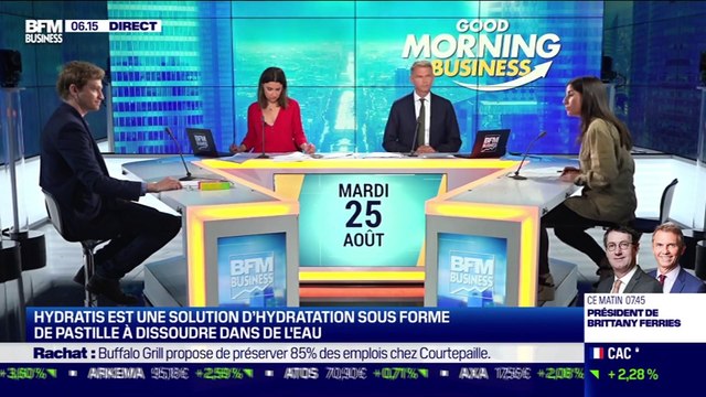 La pépite: Hydratis, une solution d'hydratation sous forme de pastille à dissoudre dans de l'eau, par Lorraine Goumot - 25/08