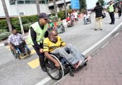 Make it easier for us to get to MidValley and KTM station, urge the disabled
