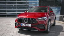The new Mercedes-AMG GLA 35 4MATIC Design in Patagonia red