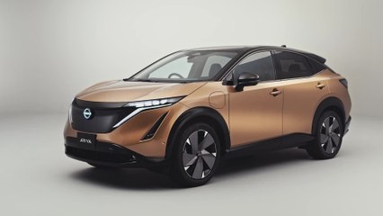 The new Nissan Ariya Design Preview in Studio