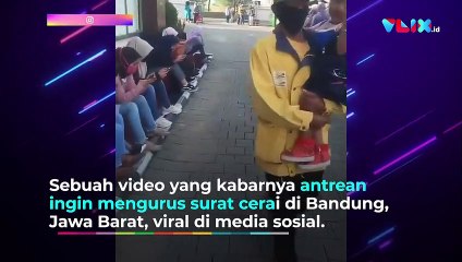Viral Antrean Panjang Warga Ajukan Cerai di Masa Pandemi