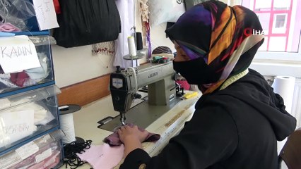 Bu da maske trendi, renkli maskeler çocuklar ve yetişkinler için üretiliyor