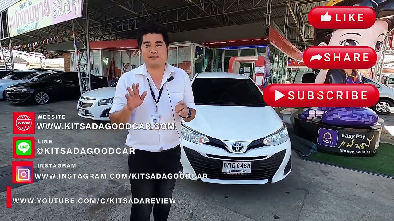 Toyota Yaris Ativ 1.2 (ปี 2019) รถมือสอง ราคาถูก ผ่อนสบาย พร้อมรับประกันหลังการขาย