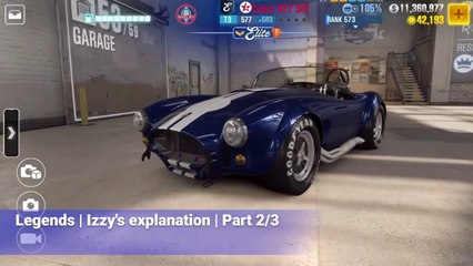 CSR Racing 2 | Legends | Izzy's explanation | Part 2/3