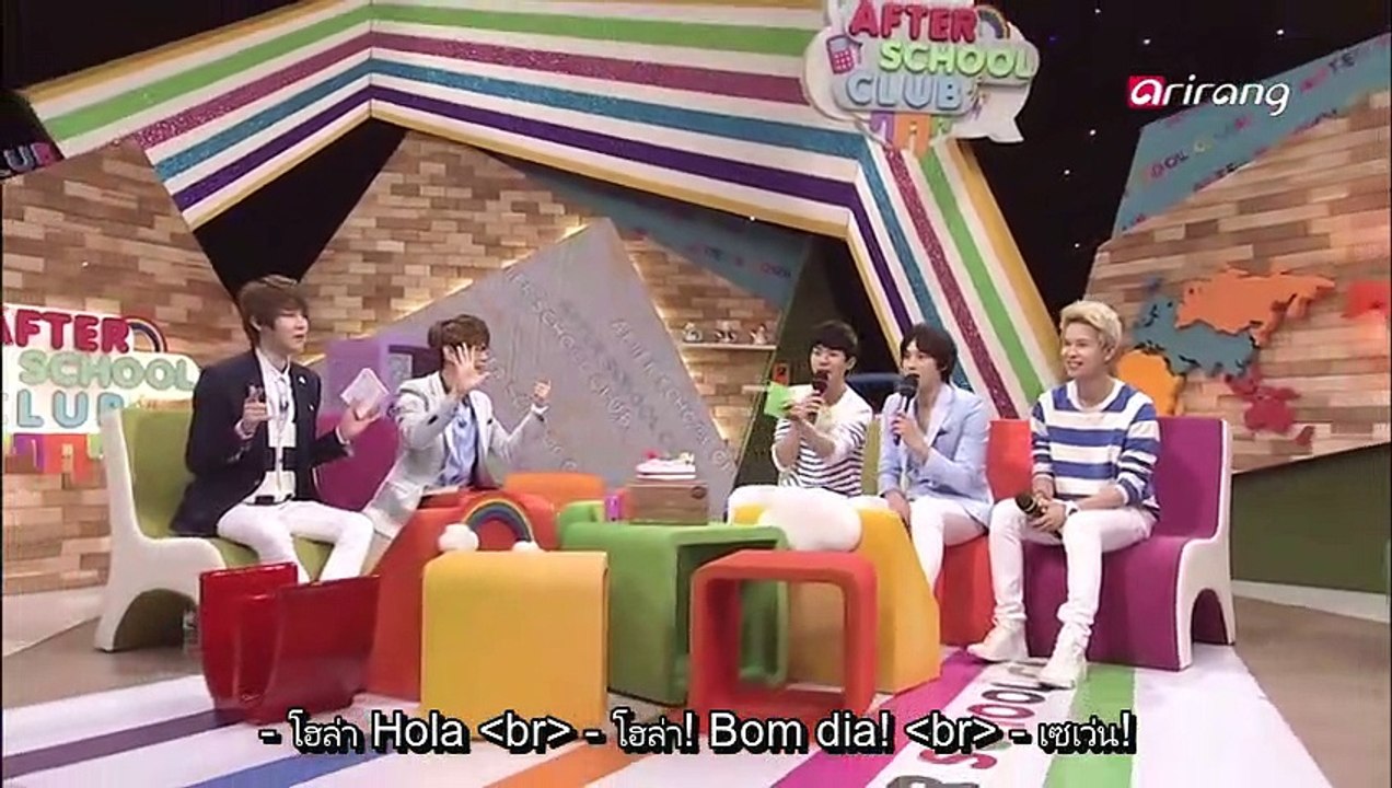 [SubThai]After School Club Episode - 01 - ZE:A FIVE (minus Dongjun, Hyunsik)