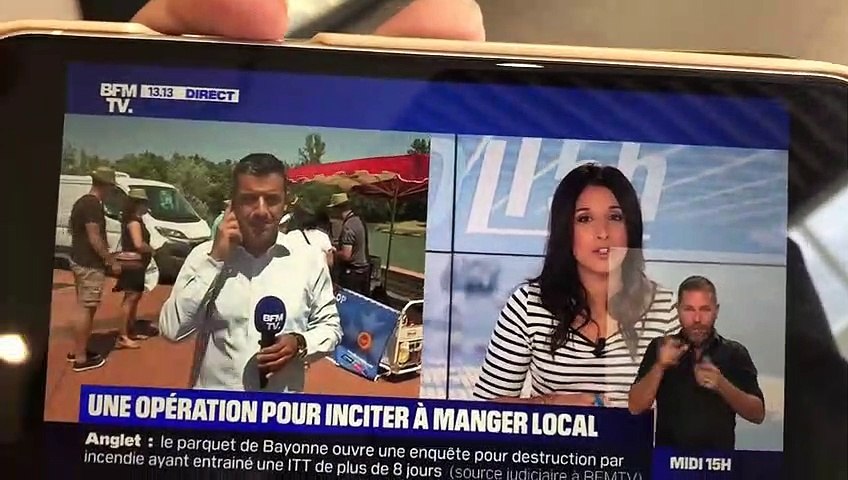 interview Paysans Bio d'Aveyron BFM TV 1er août 2020