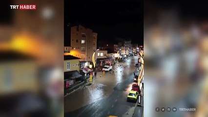 Sel felaketinin ilk anlarına ait görüntüler ortaya çıktı