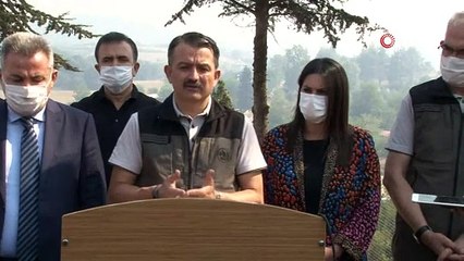 Tarım ve Orman Bakanı Bekir Pakdemirli, Adana'daki yangının kasıtlı çıkartılmış olabileceğini söyledi