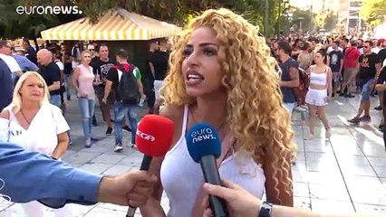 'Trabalhadores da noite' protestam em Atenas