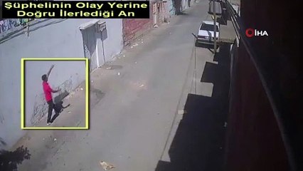 Dakikalarca keşif yapı, önce güvenlik kamerasına sonra polise yakalandı