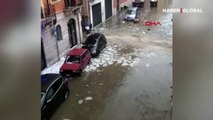 İtalya'yı sağanak fırtına ve dolu vurdu