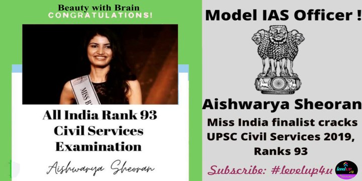 AISHWARYA SHEORAN – FROM RAMP TO TOP RANK|FORMER MISS INDIA FINALIST AND UPSC RANK 93|ULTIMATE 10+8+6 TECH. SUCCESS STORY