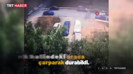 Sokak arasında drift yapan sürücü ortalığı birbirine kattı