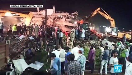 Rescue teams search rubble of Indian building collapse