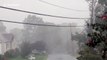 Hail and rain hit Saugus, Massachusetts