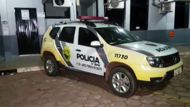 Homem é detido após agredir esposa e filho em Santa Tereza do Oeste