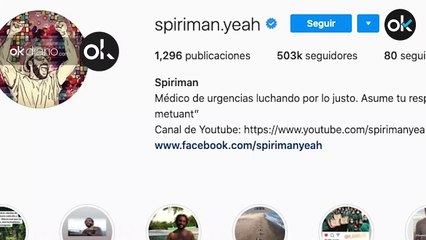 Spiriman anuncia que tiene cáncer: "Mi mayor deseo no os lo cuento para que se cumpla"