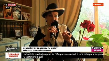 EXCLU - Miss France - Geneviève de Fontenay flingue Sylvie Tellier: "Elle a un joint qui a pété. Ce n'est pas possible !" - VIDEO
