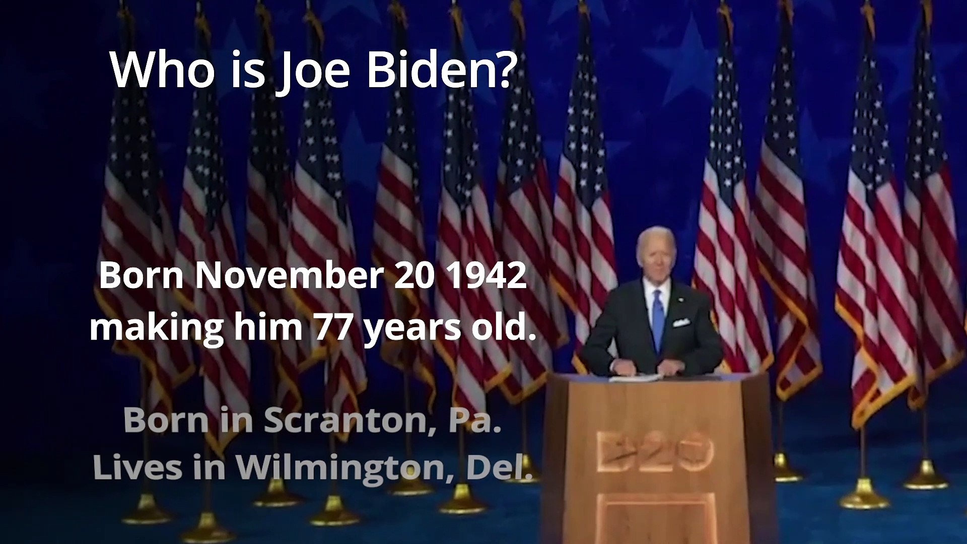 Joe Biden in profile