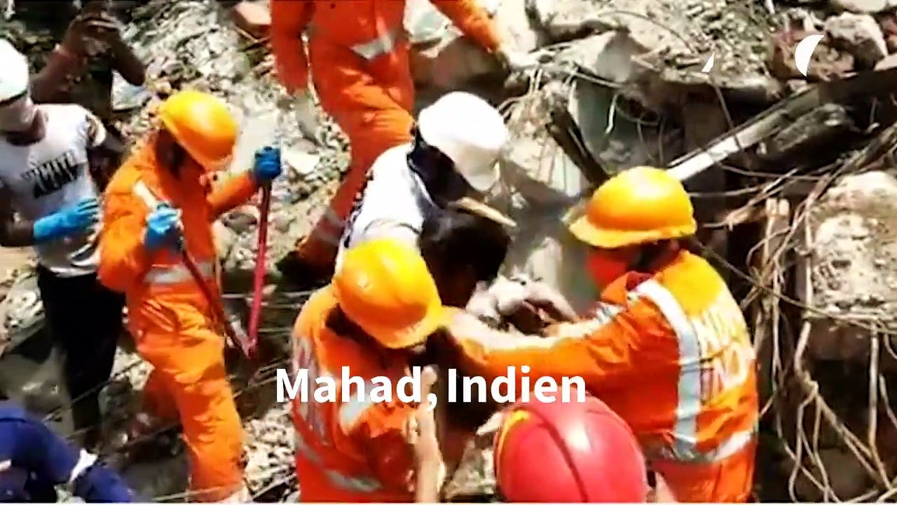 Nach Hauseinsturz in Indien: Vierjähriger lebend geborgen
