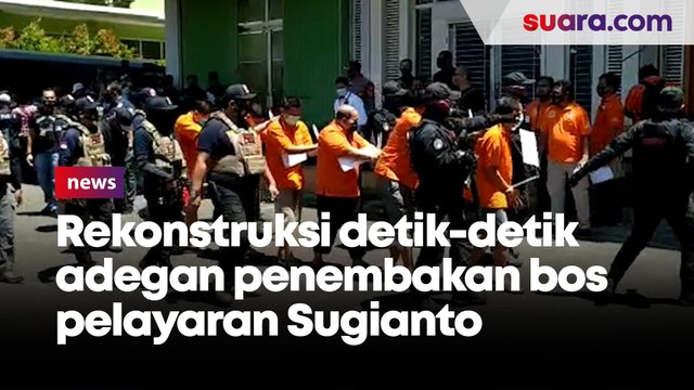 Rekonstruksi Adegan Penembakan Bos Pelayaran di Kelapa Gading