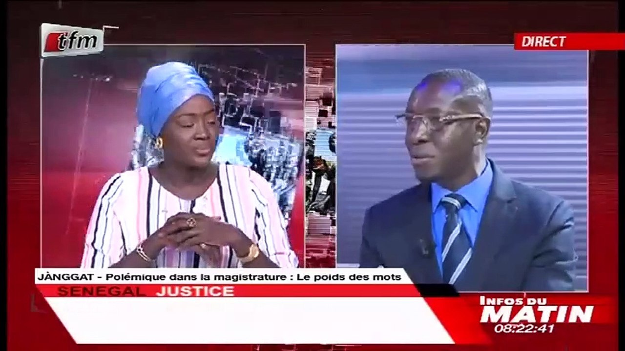 INFOS du MATIN - 25 Aout 2020 - Polémique dans la magistrature :  le poids des mots